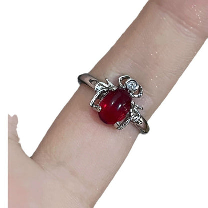 European punk cross-shaped butterfly personalized open-ring